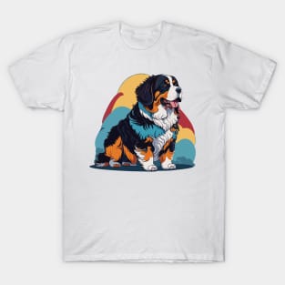 Bernese Mountain Dog Portrait T-Shirt